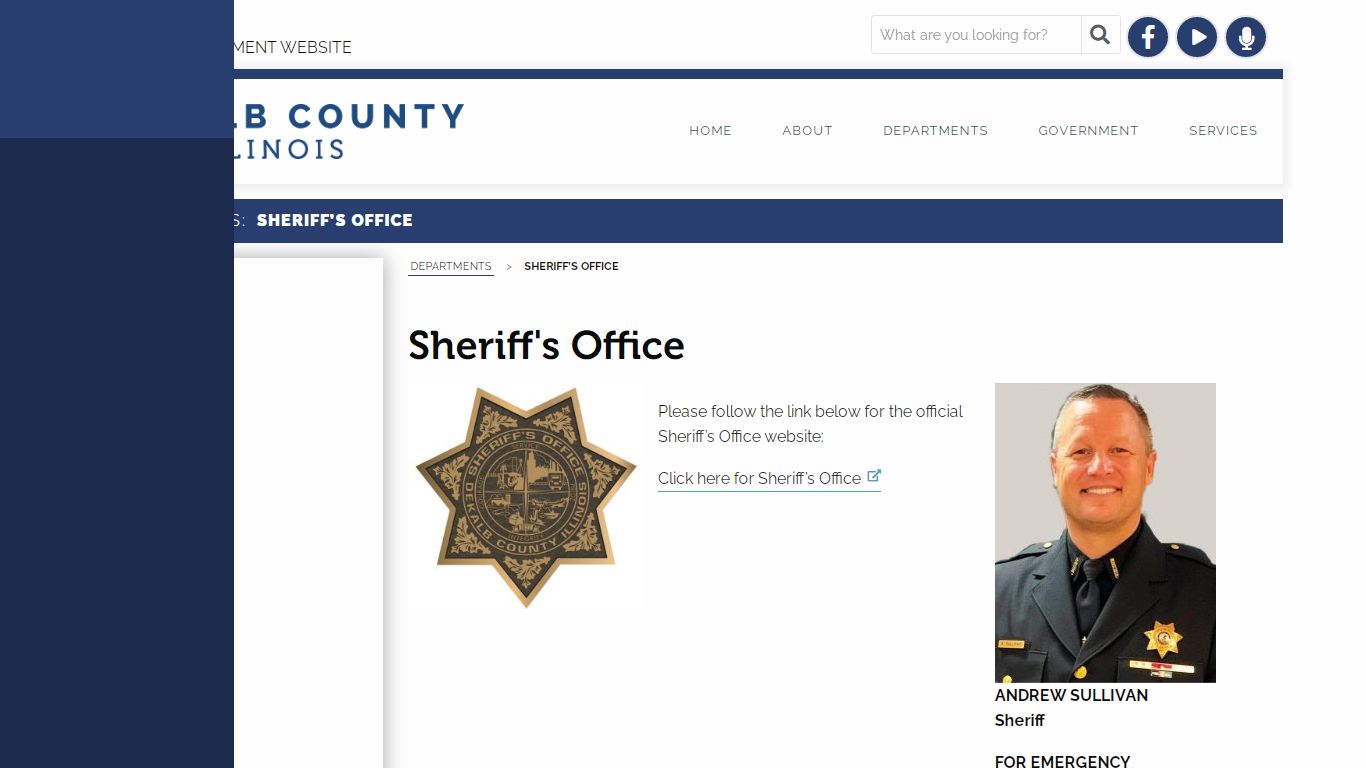 Sheriff's Office - DeKalb County, Illinois