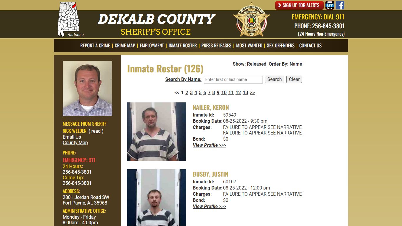 Inmate Roster - DeKalb County Sheriff's Office